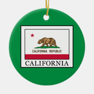 Ornement Rond En Céramique Californie