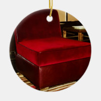 Chaise Red Velvet