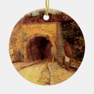 Ornement Rond En Céramique Chaussée avec viaduc à sous-passage par Vincent va