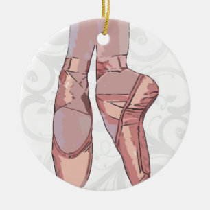 Ornement Rond En Céramique Chaussures de ballets