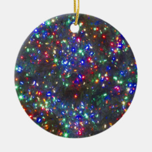 Ornement Rond En Céramique Christmas lights, Portland, Oregon