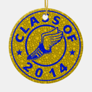 Ornement Rond En Céramique Classe de l'athlétisme 2014