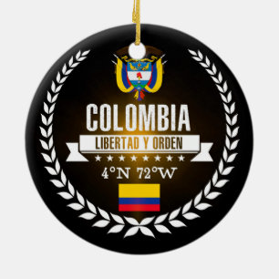 Ornement Rond En Céramique Colombie
