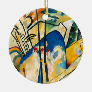 Ornement Rond En Céramique Composition Kandinsky IV