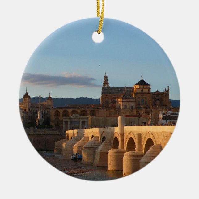 Ornement Rond En Céramique Cordoue, Espagne (Devant)