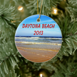 Ornement Rond En Céramique Daytona Beach