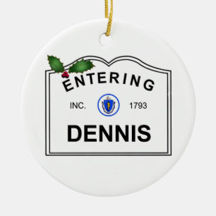 Ornement Rond En Céramique Dennis mA