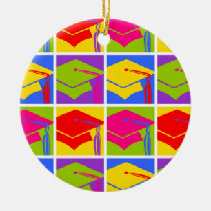 Ornement Rond En Céramique Diplômé d'art de bruit