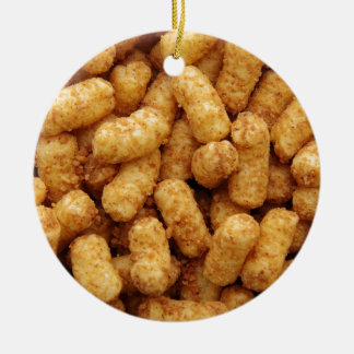 Ornement Rond En Céramique Doigts de Tater