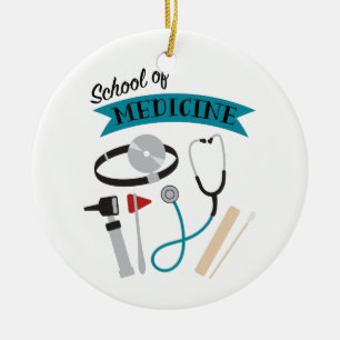 Ornement Rond En Céramique École de Médecine
