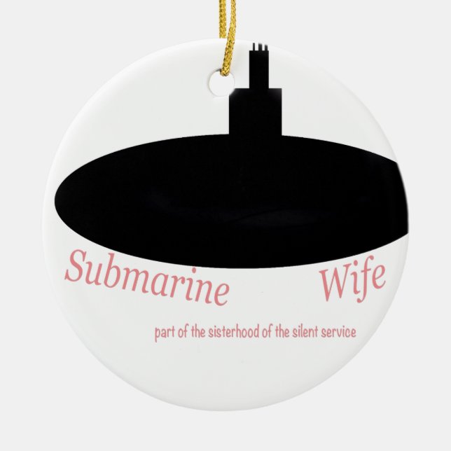 Ornement Rond En Céramique Femmes sous-marines (Devant)