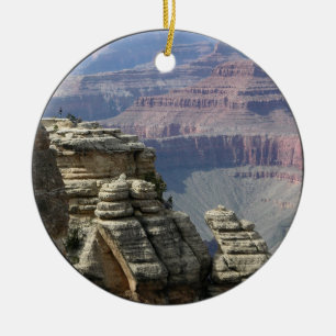 Ornement Rond En Céramique Grand Canyon