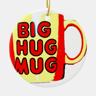 Ornement Rond En Céramique Grande tasse d'étreinte