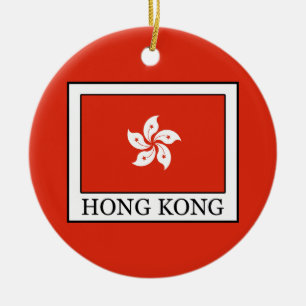 Ornement Rond En Céramique Hong Kong