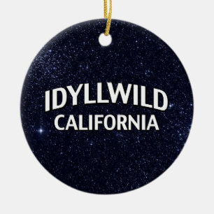 Ornement Rond En Céramique Idyllwild la Californie