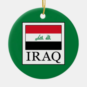 Ornement Rond En Céramique Irak