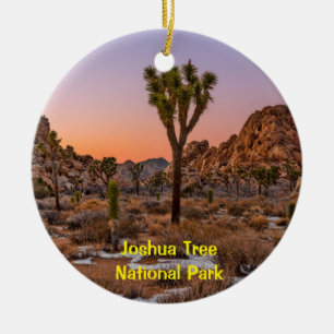 Ornement Rond En Céramique Joshua Tree