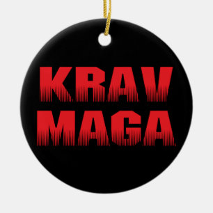 Ornement Rond En Céramique Krav Maga