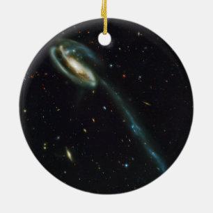 Ornement Rond En Céramique La galaxie UGC 10214 de têtard