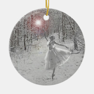 Ornement Rond En Céramique La Reine des neiges