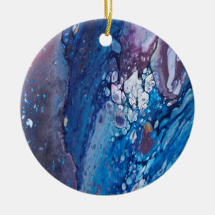 Ornement Rond En Céramique L'acrylique Romance versent