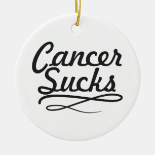 Ornement Rond En Céramique Le Cancer suce
