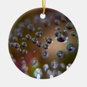 Ornement Rond En Céramique L'eau en mouvement