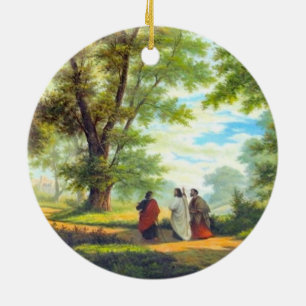 Ornement Rond En Céramique Les cadeaux Emmaus