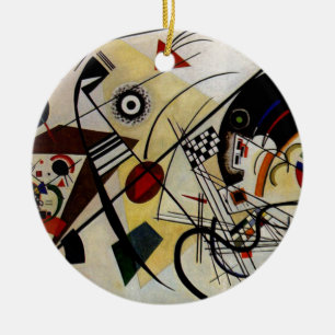 Ornement Rond En Céramique Ligne ininterrompue Kandinsky Transverse