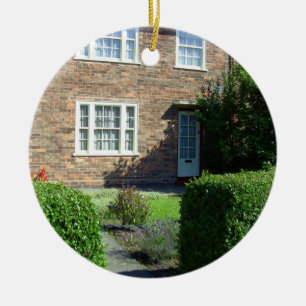 Ornement Rond En Céramique Maison d'enfance de Paul McCartney