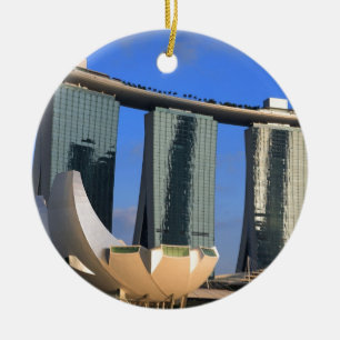 Ornement Rond En Céramique Marina Bay Sands Singapour
