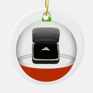 Ornement Rond En Céramique Marry Me - SRF