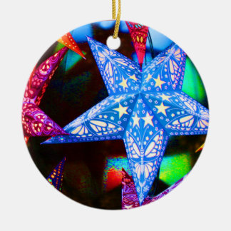 Ornement Rond En Céramique Mes étoiles !  C'est presque Noël