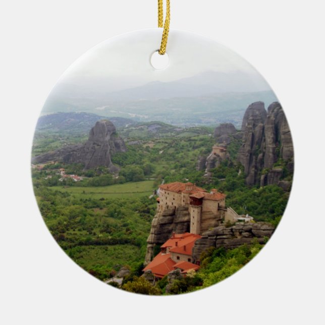 Ornement Rond En Céramique Meteora - Thessalie (Devant)