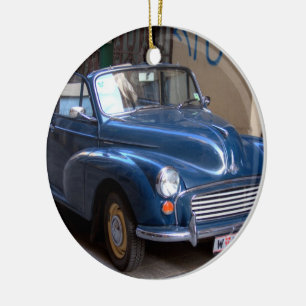 Ornement Rond En Céramique Morris Minor Convertible Tourer