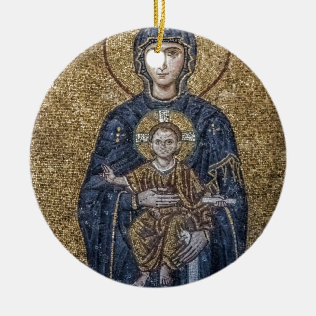 Ornement Rond En Céramique Mosaïques de Hagia Sofia (Devant)