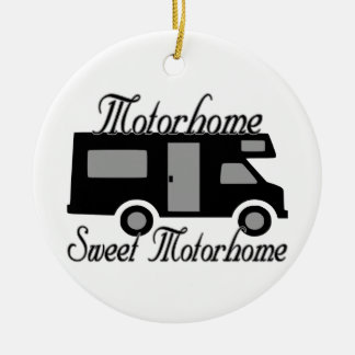 Ornement Rond En Céramique Motorhome Motorhome doux rv