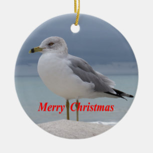 Ornement Rond En Céramique Mouette
