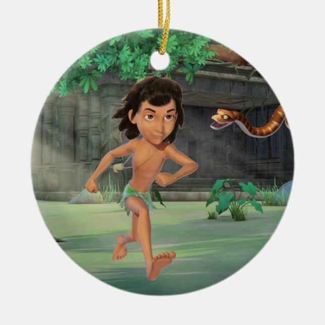 Ornement Rond En Céramique Mowgli 3 (Devant)