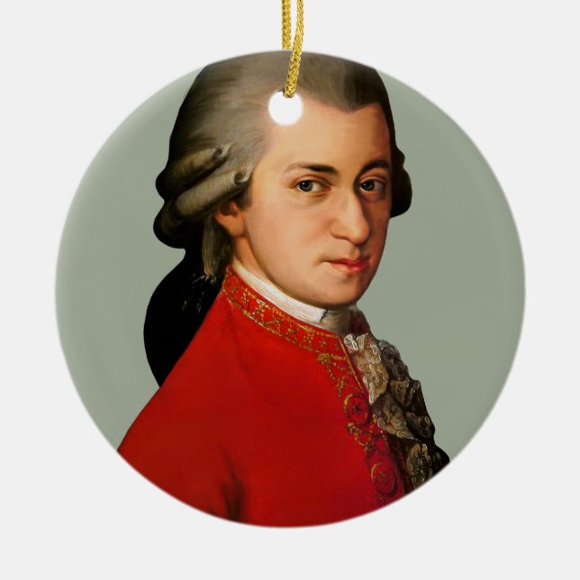 Ornement Rond En Céramique mozART (Devant)