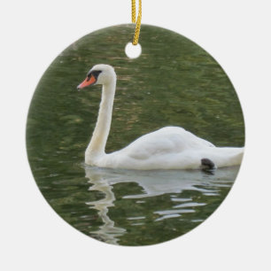 Ornement Rond En Céramique Nage Anneau de Noël