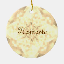 Ornement Rond En Céramique Namaste