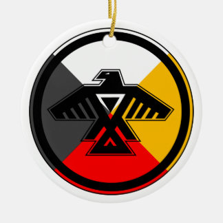 Ornement Rond En Céramique Nation d'Anishinabek