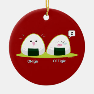 Ornement Rond En Céramique Nigiri
