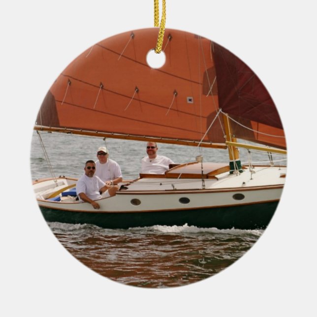 Ornement Rond En Céramique Noël 2011 CAPABLE (Devant)