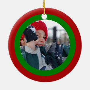 Ornement Rond En Céramique Noël de Scribbleprint