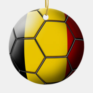 Ornement Rond En Céramique Ornement de soccer en Belgique