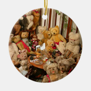 Ornement Rond En Céramique Paradis des collectionneurs nounours