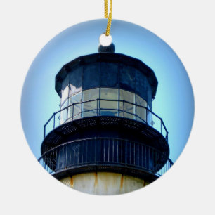 Ornement Rond En Céramique Phare de déception de cap