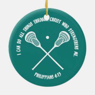 ORNEMENT ROND EN CÉRAMIQUE PHILIPPIENS 413 - LACROSSE